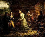John Blake White Motte Directing Generals Marion and Lee to Burn Her Mansion France oil painting artist